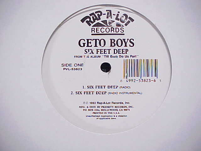 Geto Boys Six Feety Deep 4 Mix 12 12''