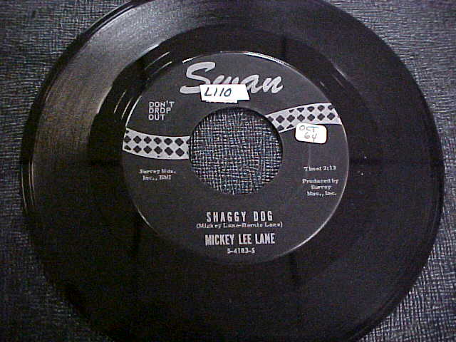 Lane,Mickey Lee Shaggy Dog On Swan 45 45RPM