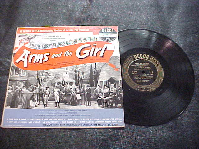 Arms And The Girl 10'' Orig. Cast Nanette Fabray **Rare** Lp LP