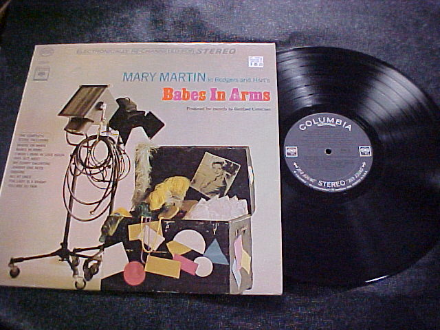 Babes In Arms Mary Martin Jack Cassidy Lp LP