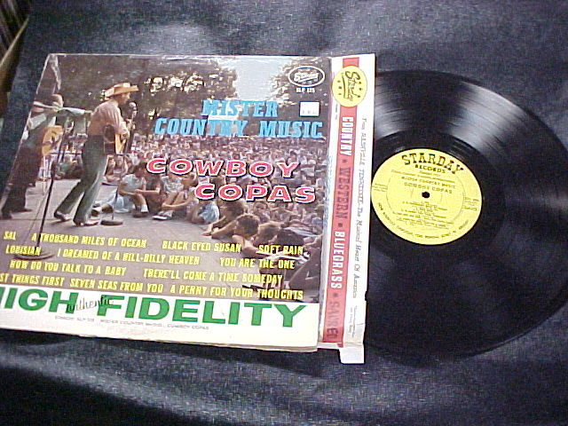 Cowboy Copas Mister Country Music LP