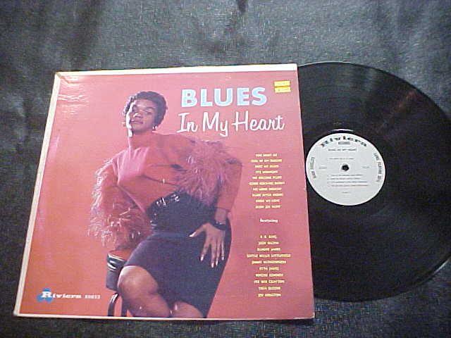 Various Artists Blues In My Heart On Riviera B.B. King And **Rare** Lp LP