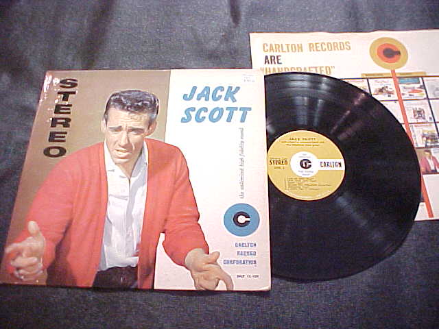 Scott,Jack Jack Scott Felt Stereo Cover **Rare** Lp LP